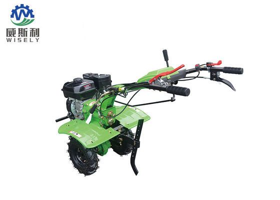 Cina Tarik Dibalik Bensin Mini Tiller Untuk Pertanian Sayuran / Hilly Land Gear Driving Model pemasok
